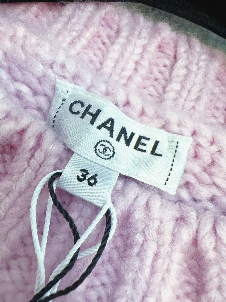 Chanel Chanel Purple Cable Knit Crewneck Sweater - dmc Size US M / EU 48-50 / 2 - 4 Thumbnail