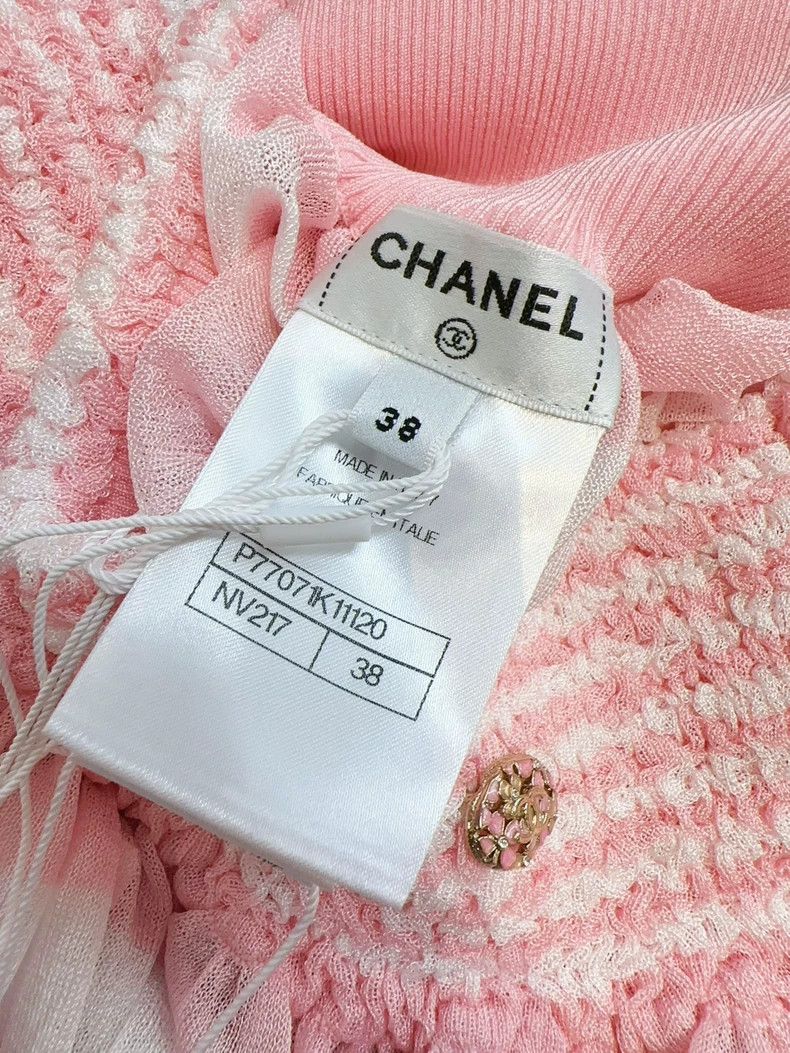 Chanel Chanel 24S Pink White Maxi Skirt - dmc Size US 38 / EU 54 - 4 Thumbnail