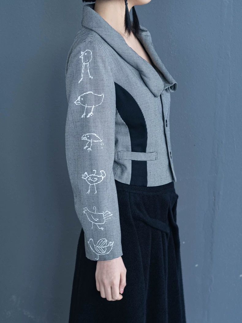 Comme des Garcons COMME des GARCONS 1989 AW Bird Graffiti Jacket - dmc Size US S / EU 44-46 / 1 - 7 Thumbnail