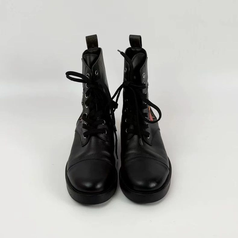 Louis Vuitton Louis Vuitton Black Graffiti Martin Boots - dmc Size US 7 / EU 40 - 2 Thumbnail