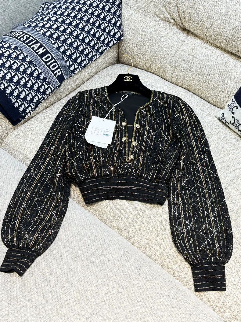 Chanel Chanel 20A Long Sleeve Knit Top - dmc Size US M / EU 48-50 / 2 - 4 Thumbnail