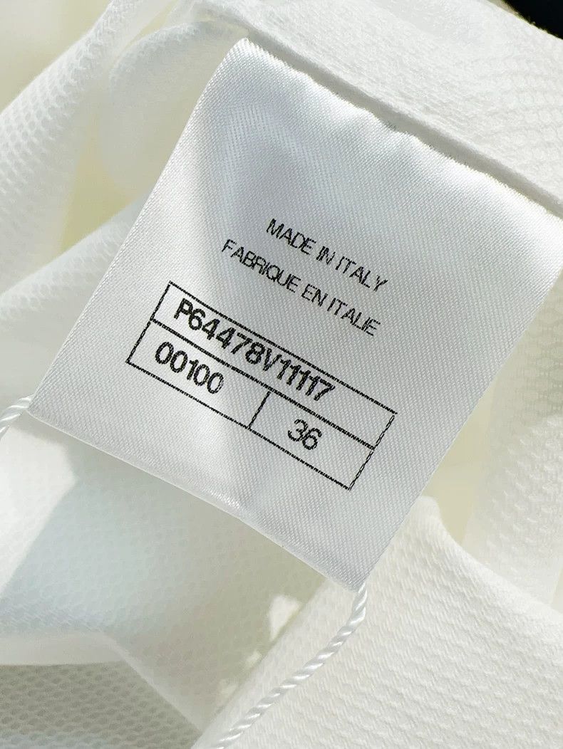 Chanel Chanel White Long Sleeve Pearl Button Shirt - dmc Size US S / EU 44-46 / 1 - 8 Thumbnail