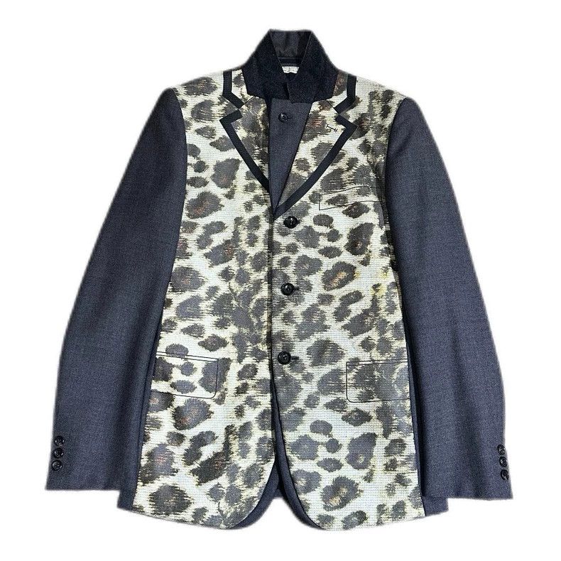 Comme des Garcons CDG Homme Plus Leopard Print Blazer - dmc Size US XS / EU 42 / 0 - 2 Thumbnail
