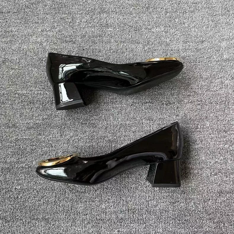 Louis Vuitton Louis Vuitton Black Block Heel Pumps - dmc Size US 7 / EU 40 - 5 Thumbnail