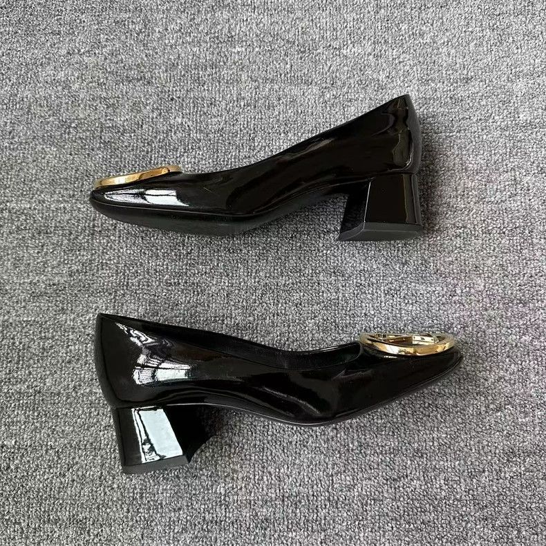 Louis Vuitton Louis Vuitton Black Block Heel Pumps - dmc Size US 7 / EU 40 - 6 Thumbnail