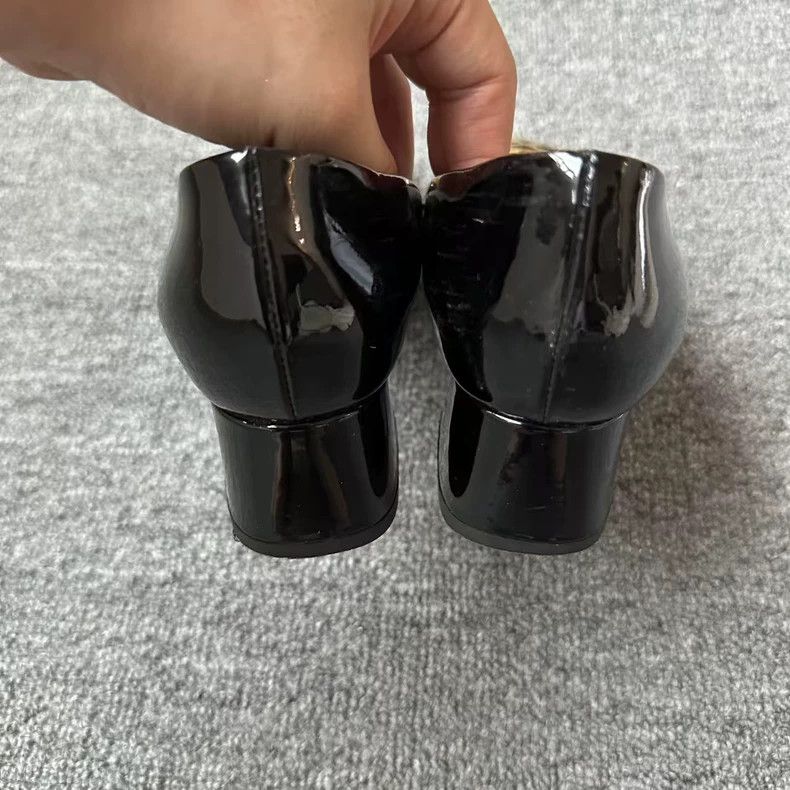 Louis Vuitton Louis Vuitton Black Block Heel Pumps - dmc Size US 7 / EU 40 - 3 Thumbnail