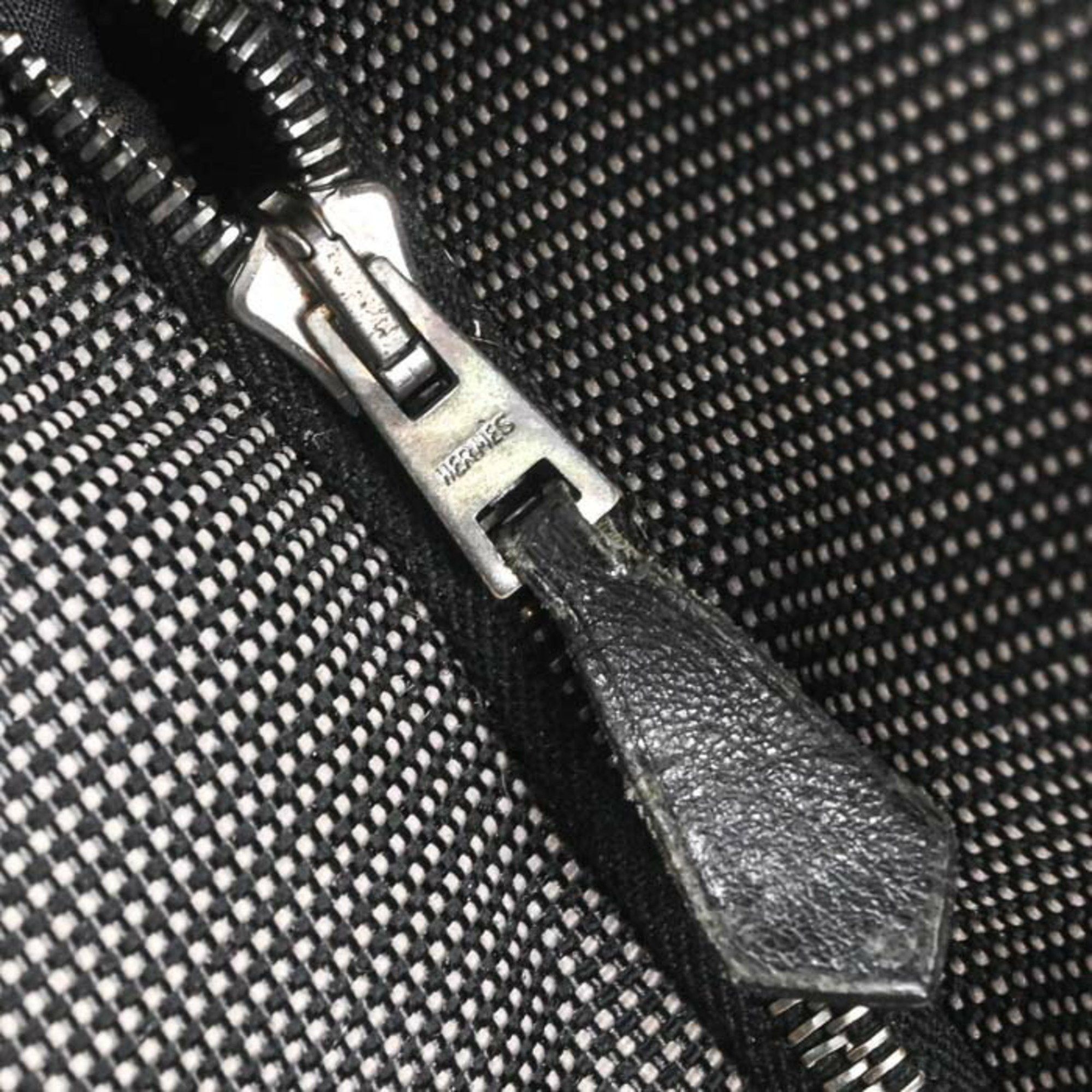 Hermes HERMES Air Line Cabas Tote Bag, Canvas, Gray and Khaki Size ONE SIZE - 12 Thumbnail