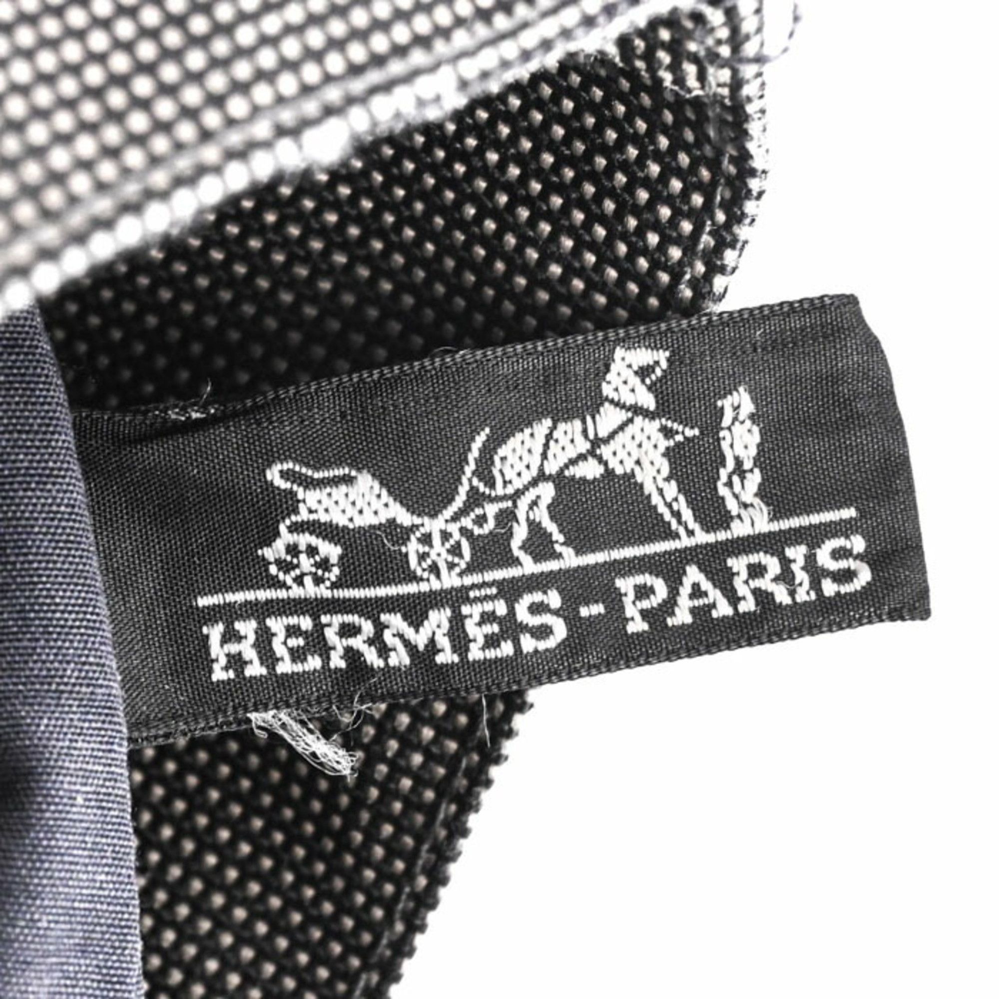 Hermes HERMES Air Line Cabas Tote Bag, Canvas, Gray and Khaki Size ONE SIZE - 15 Thumbnail