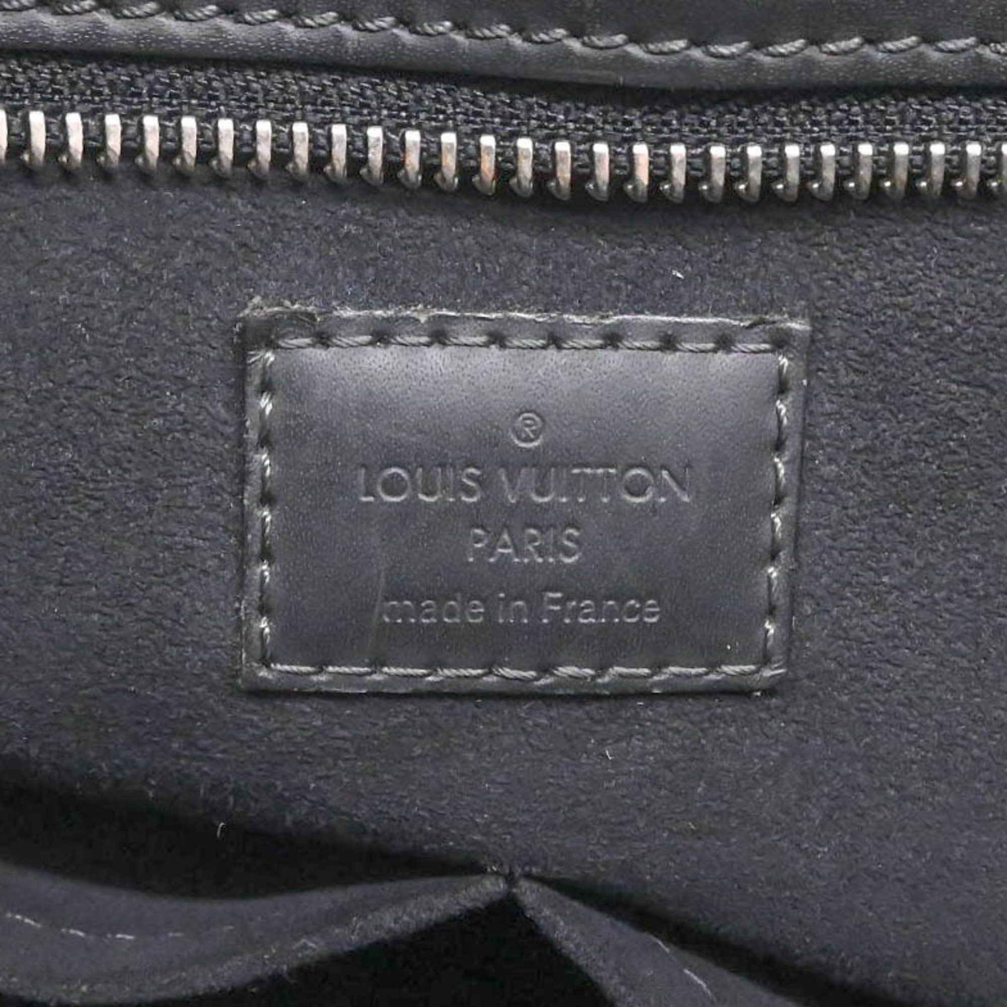 Louis Vuitton LOUIS VUITTON Damier Cobalt Newport Tote Bag, Shoulder Black Cobalt, N41588 Size ONE SIZE - 15 Thumbnail