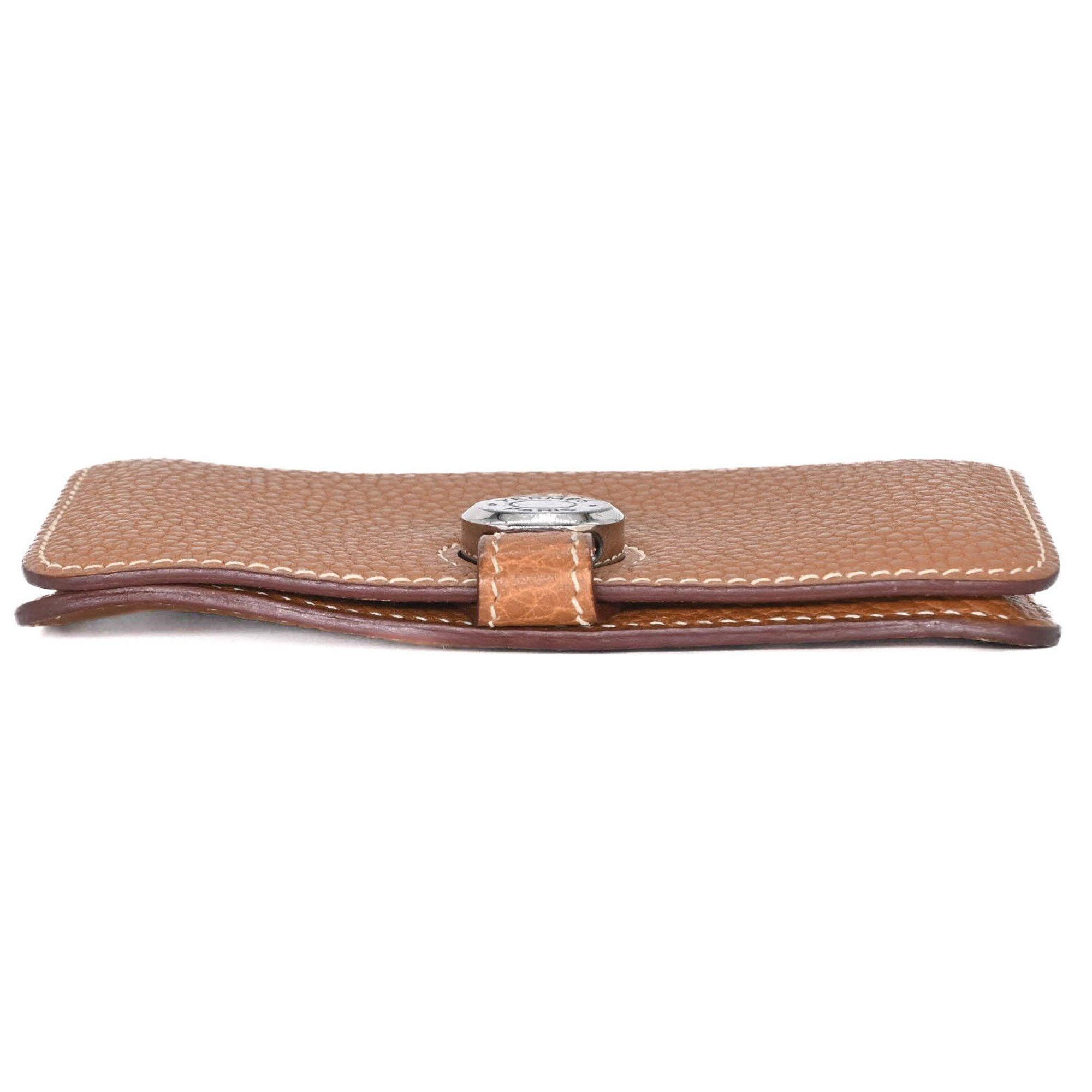 Hermes HERMES Dogon Wallet, Togo Leather, Bifold, Taurillon Clemence Gold, #□H Size ONE SIZE - 6 Thumbnail