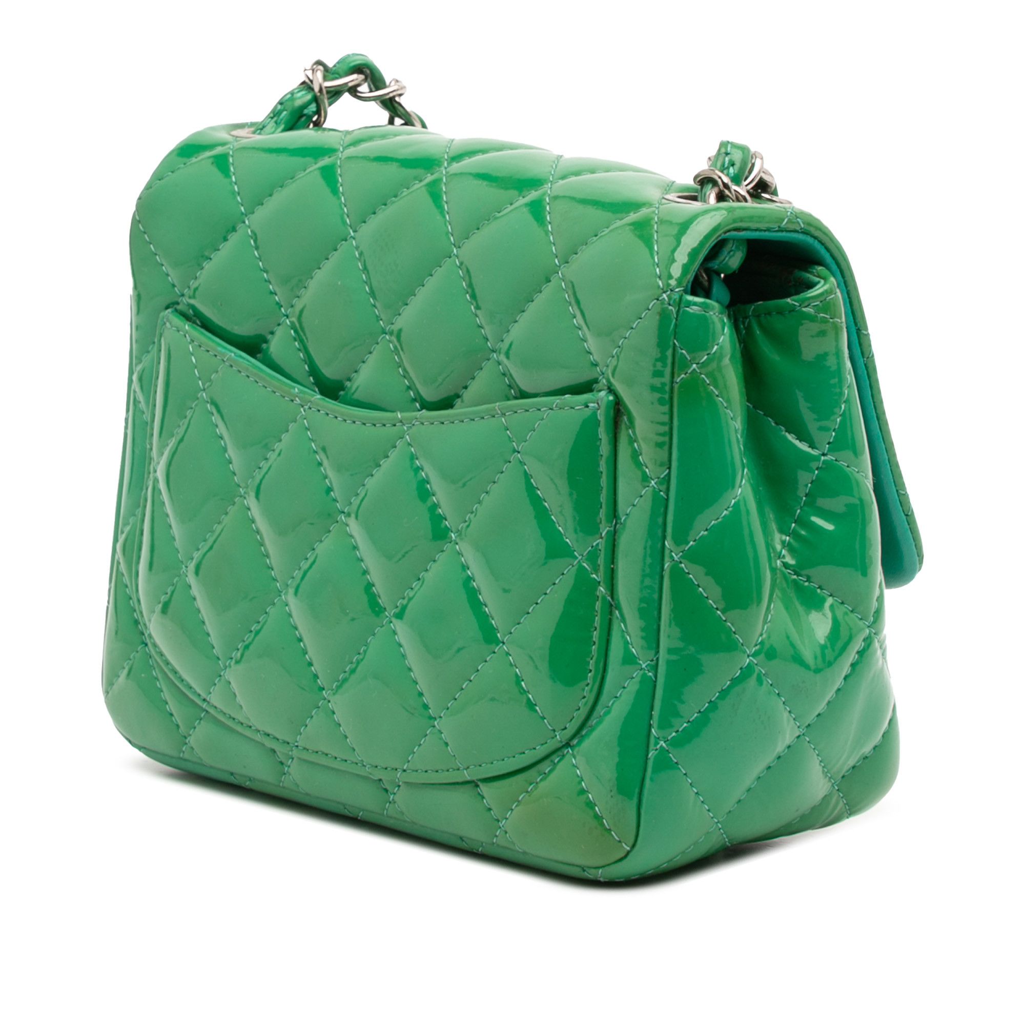 Chanel Chanel Mini Square Classic Patent Single Flap Size ONE SIZE - 2 Thumbnail
