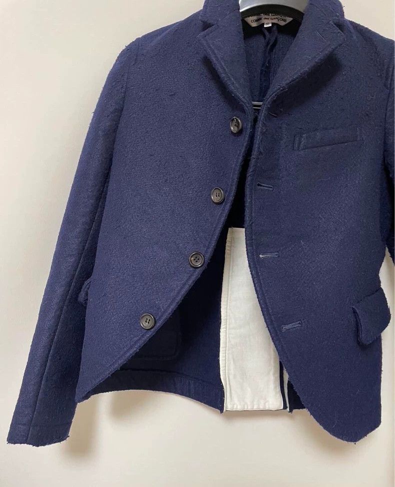 Comme des Garcons CDG Navy Wool Jacket Coat SS Size - dmc Size US S / EU 44-46 / 1 - 8 Thumbnail