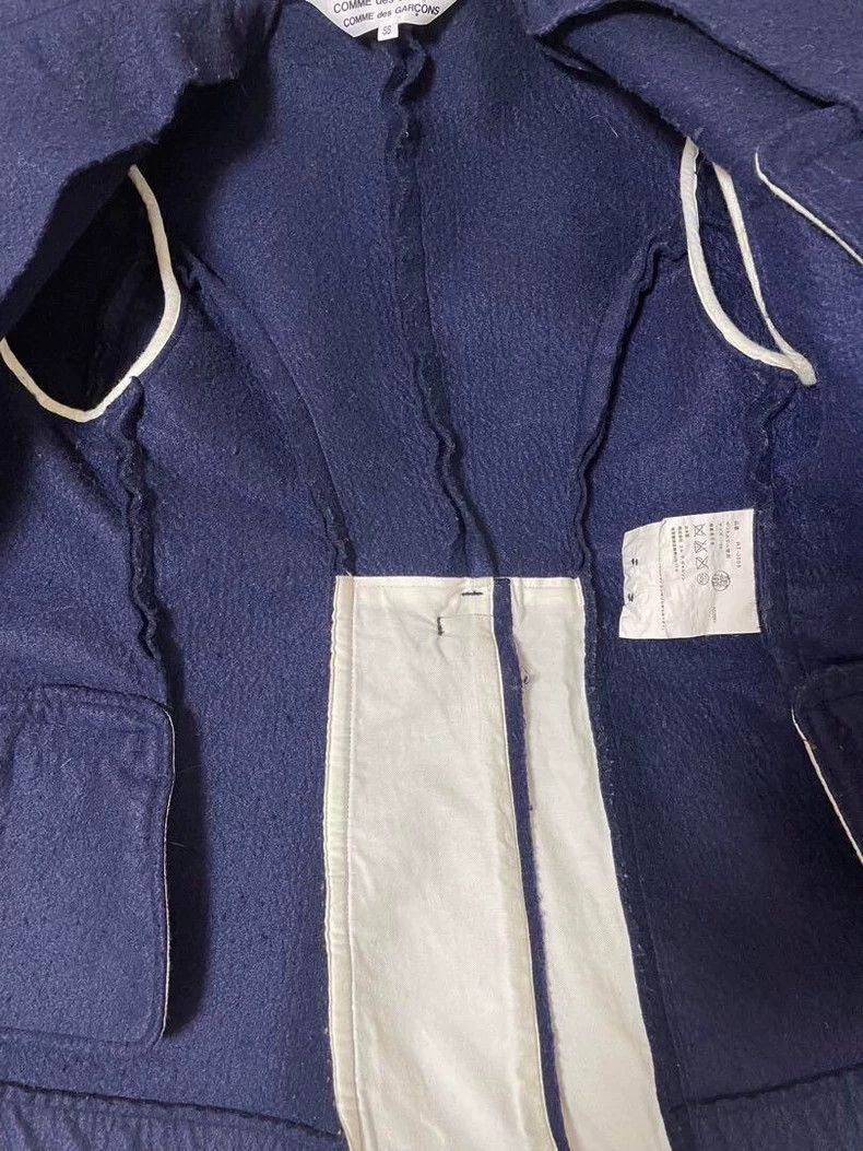 Comme des Garcons CDG Navy Wool Jacket Coat SS Size - dmc Size US S / EU 44-46 / 1 - 5 Thumbnail