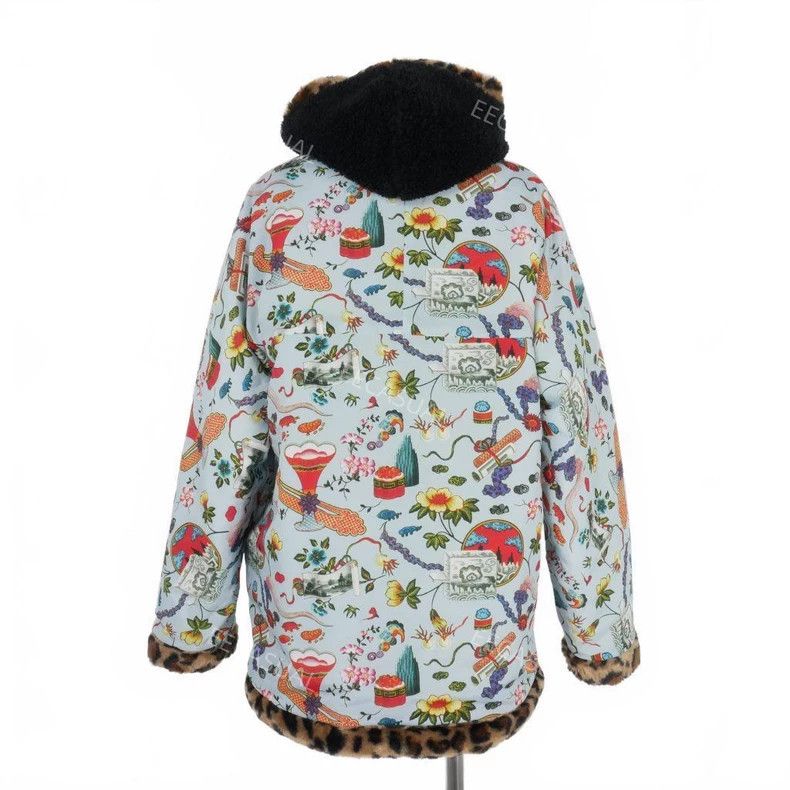 Comme des Garcons CDG Tricot Leopard Fur Hooded Coat - dmc Size US M / EU 48-50 / 2 - 7 Thumbnail