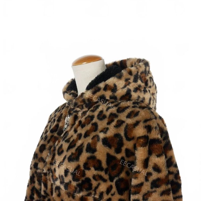 Comme des Garcons CDG Tricot Leopard Fur Hooded Coat - dmc Size US M / EU 48-50 / 2 - 4 Thumbnail