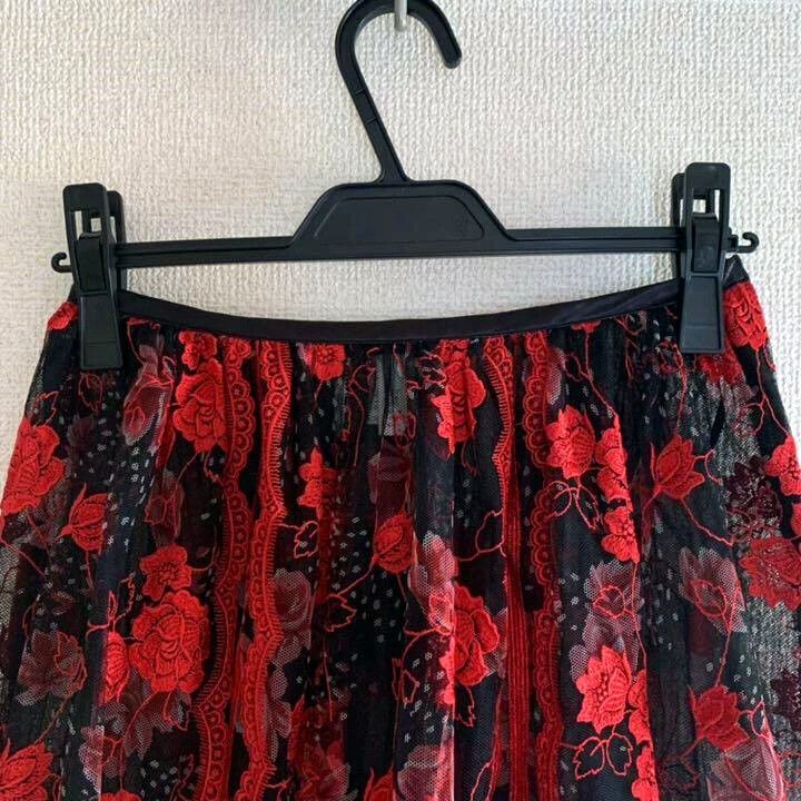 Comme des Garcons Comme des Garçons 1995AW Floral Skirt - dmc Size US 28 / EU 44 - 2 Thumbnail