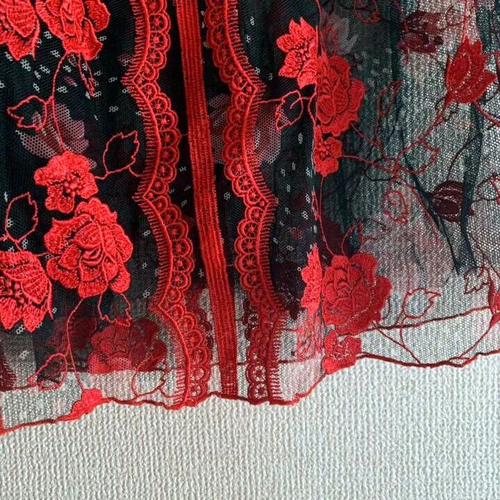 Comme des Garcons Comme des Garçons 1995AW Floral Skirt - dmc Size US 28 / EU 44 - 3 Thumbnail