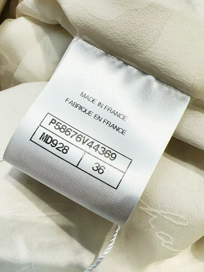 Chanel Chanel Pearl White Tweed Jacket - dmc Size US S / EU 44-46 / 1 - 6 Thumbnail