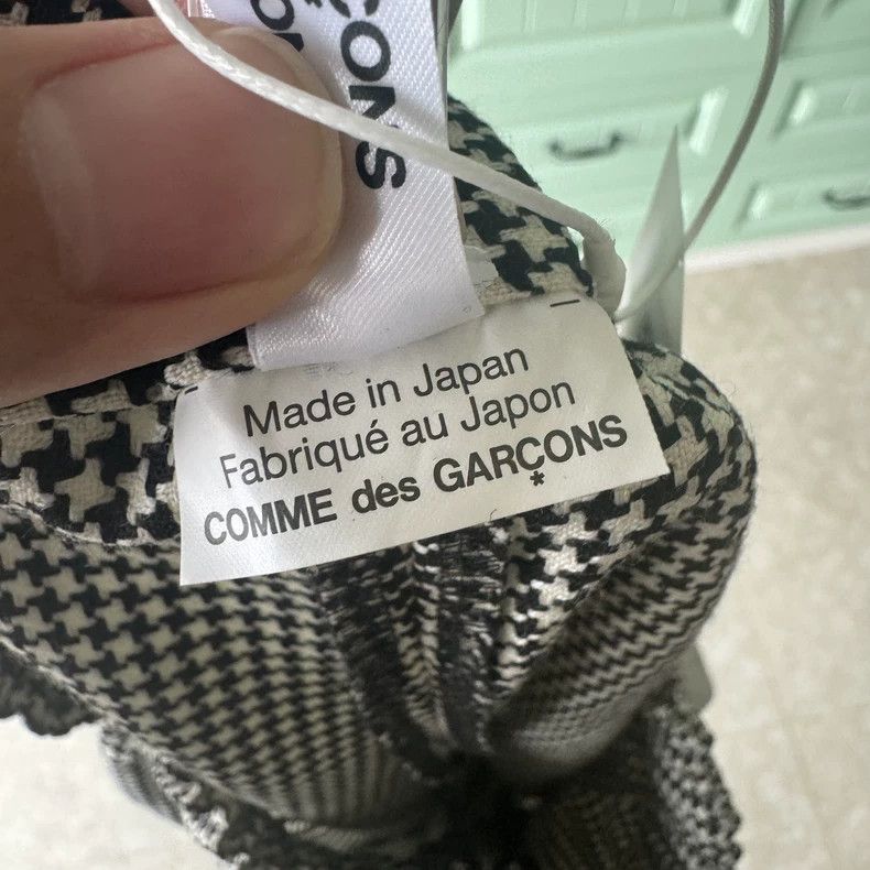 Comme des Garcons Comme des Garçons Houndstooth Wool Skirt - dmc Size US 38 / EU 54 - 4 Thumbnail