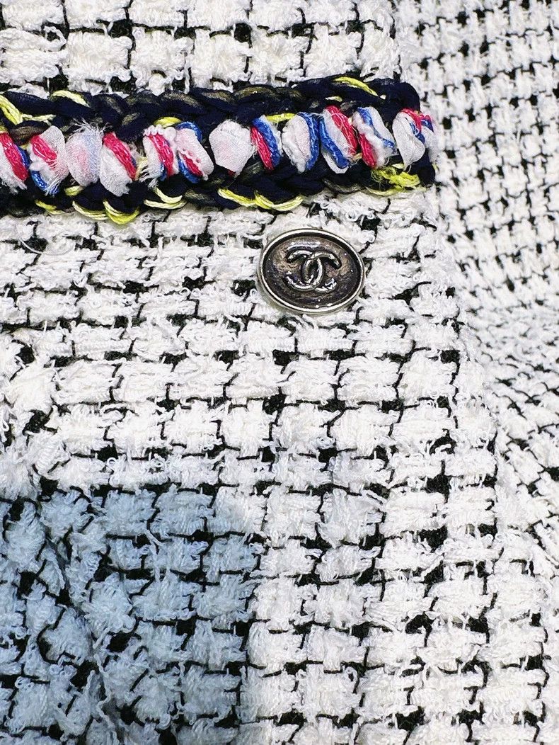 Chanel Chanel 21P White Woven Mini Skirt - dmc Size US 36 / EU 52 - 3 Thumbnail