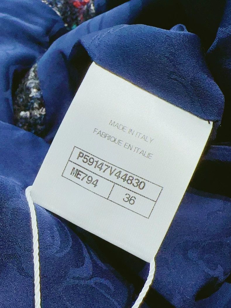 Chanel Chanel Red Blue Plaid Long Coat - dmc Size US S / EU 44-46 / 1 - 6 Thumbnail