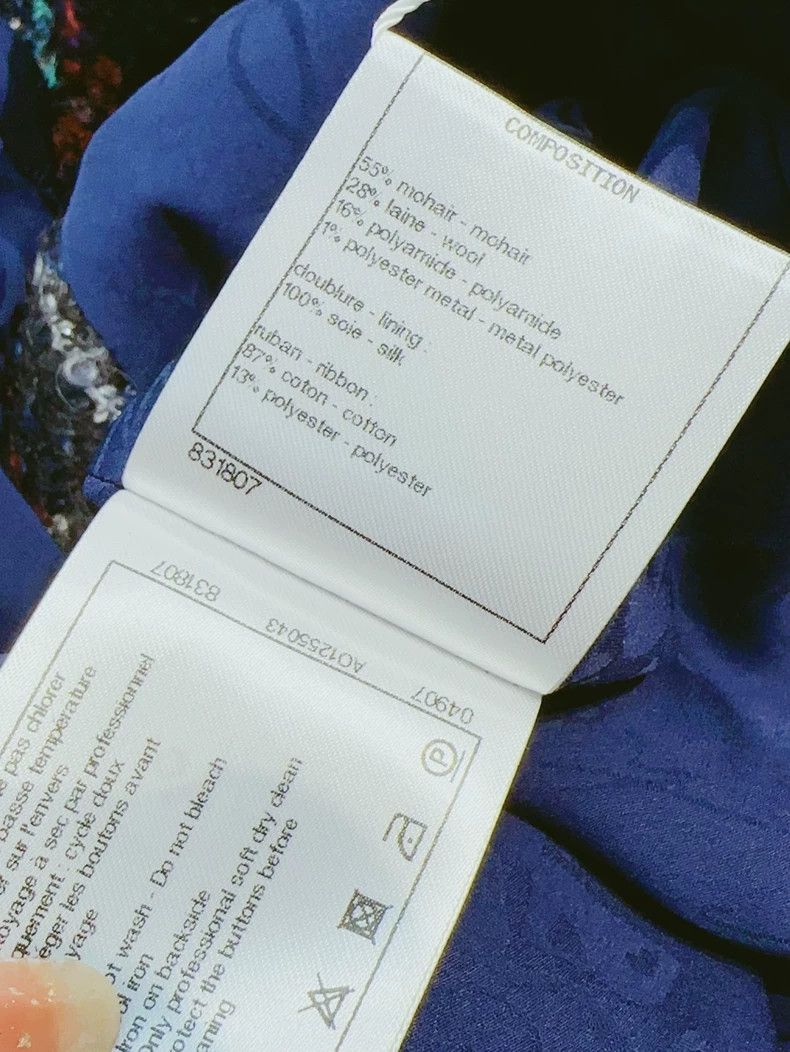 Chanel Chanel Red Blue Plaid Long Coat - dmc Size US S / EU 44-46 / 1 - 7 Thumbnail