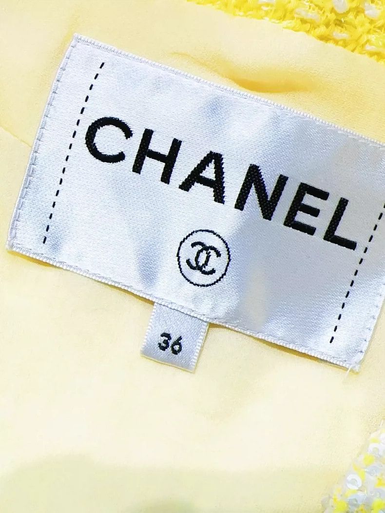 Chanel Chanel 19S Yellow Tweed Long Sleeve Jacket - dmc Size US S / EU 44-46 / 1 - 5 Thumbnail