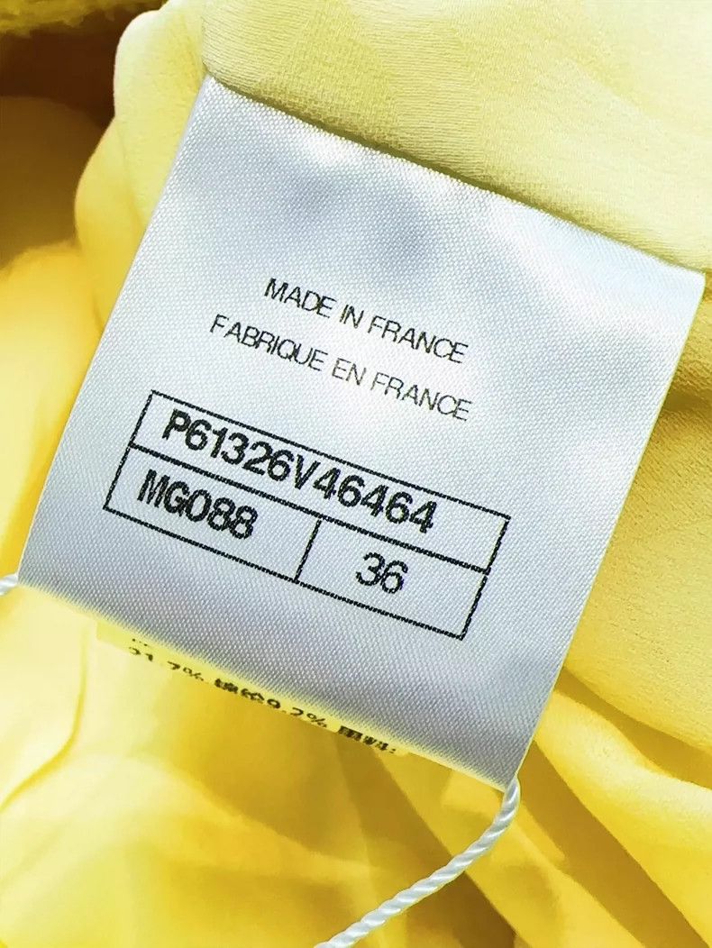 Chanel Chanel 19S Yellow Tweed Long Sleeve Jacket - dmc Size US S / EU 44-46 / 1 - 6 Thumbnail