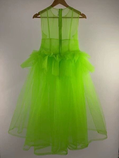 Comme des Garcons COMME des GARCONS Green Tulle Dress - dmc Size US 26 / EU 42 - 2 Thumbnail