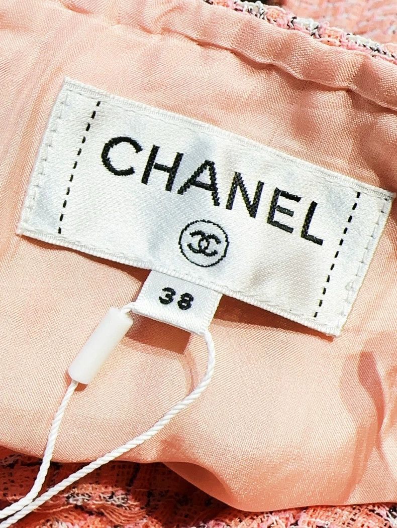 Chanel Chanel 24P Orange Pink Knit Skirt - dmc Size US 38 / EU 54 - 4 Thumbnail