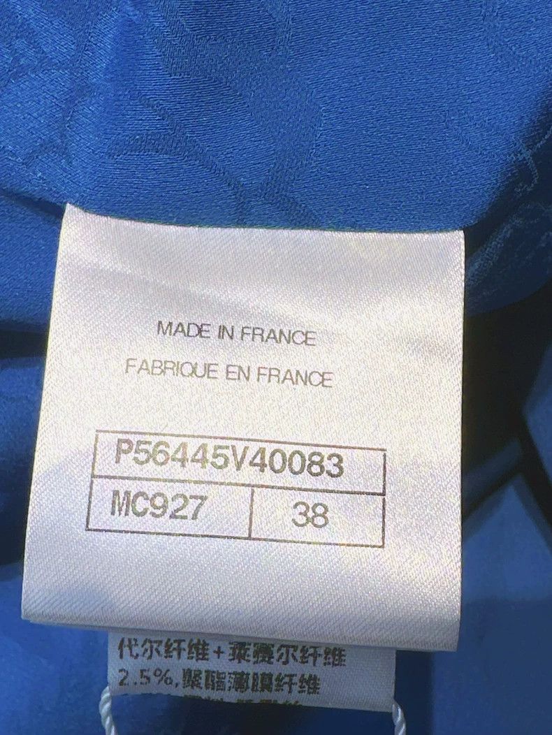 Chanel Chanel 17S Blue Tweed Four-Pocket Jacket - dmc Size US S / EU 44-46 / 1 - 5 Thumbnail