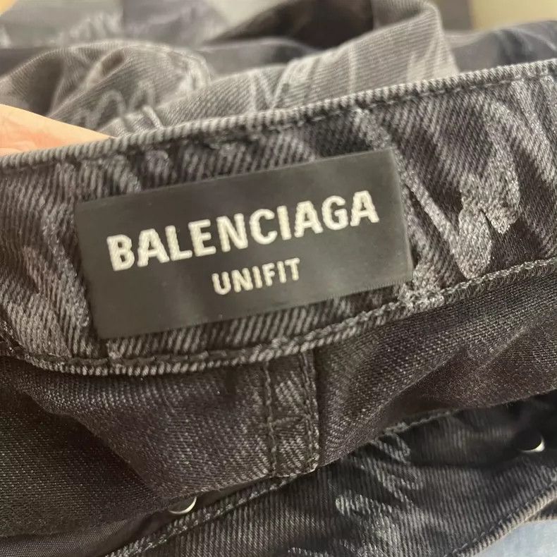 Balenciaga Balenciaga Logo Black Denim Jeans - dmc Size US 26 / EU 42 - 3 Thumbnail
