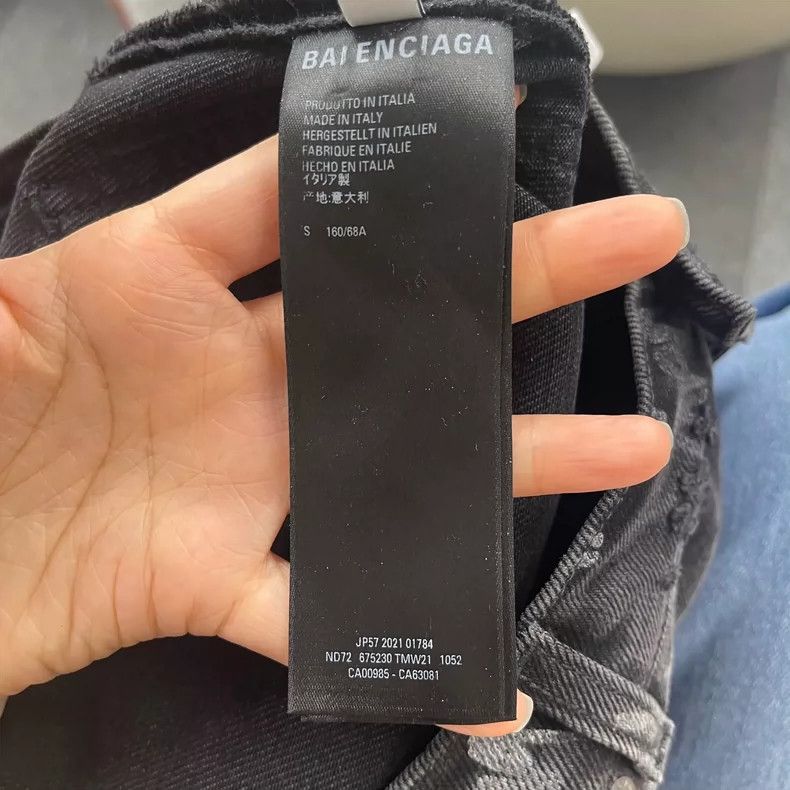 Balenciaga Balenciaga Logo Black Denim Jeans - dmc Size US 26 / EU 42 - 4 Thumbnail