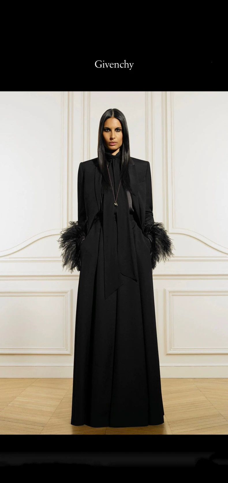Givenchy Givenchy Silk Ostrich Feather Top - dmc Size US M / EU 48-50 / 2 - 9 Thumbnail