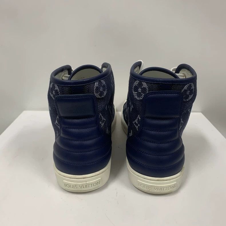 Louis Vuitton Louis Vuitton Denim Monogram High-Top Sneakers - dmc Size US 9.5 / EU 42-43 - 6 Thumbnail