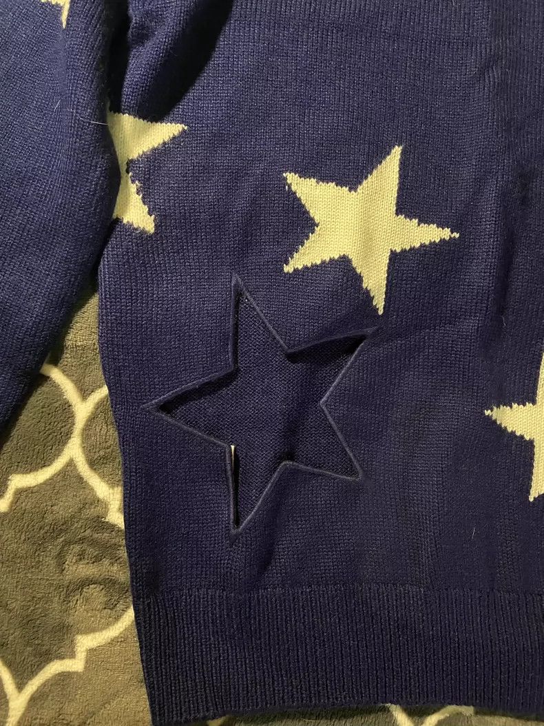 Vintage Givenchy Star Wool Sweater Coat - dmc Size US XL / EU 56 / 4 - 3 Thumbnail