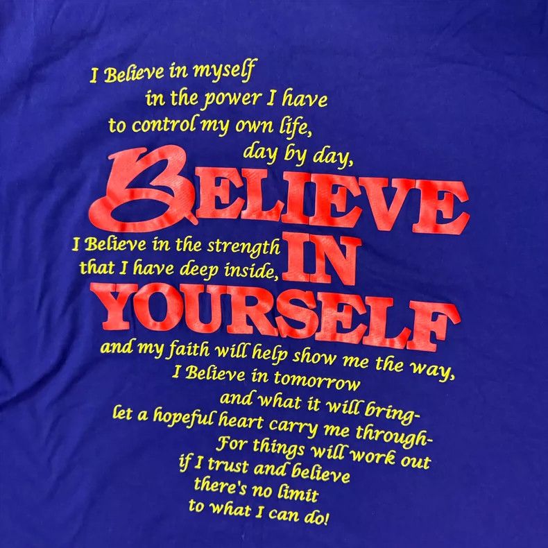 Vetements VETEMENTS Purple Believe Print T-shirt - dmc Size US M / EU 48-50 / 2 - 2 Thumbnail