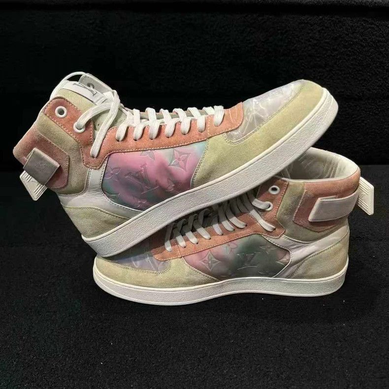 Louis Vuitton Louis Vuitton Rivoli High-Top Sneakers - dmc Size US 6.5 / EU 39-40 - 4 Thumbnail