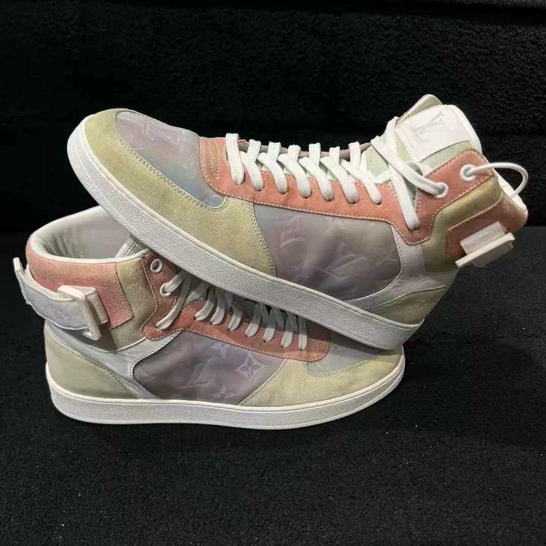 Louis Vuitton Louis Vuitton Rivoli High-Top Sneakers - dmc Size US 6.5 / EU 39-40 - 3 Thumbnail