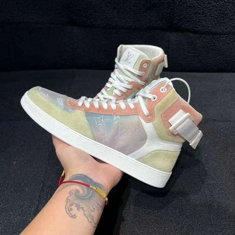 Louis Vuitton Louis Vuitton Rivoli High-Top Sneakers - dmc Size US 6.5 / EU 39-40 - 8 Thumbnail