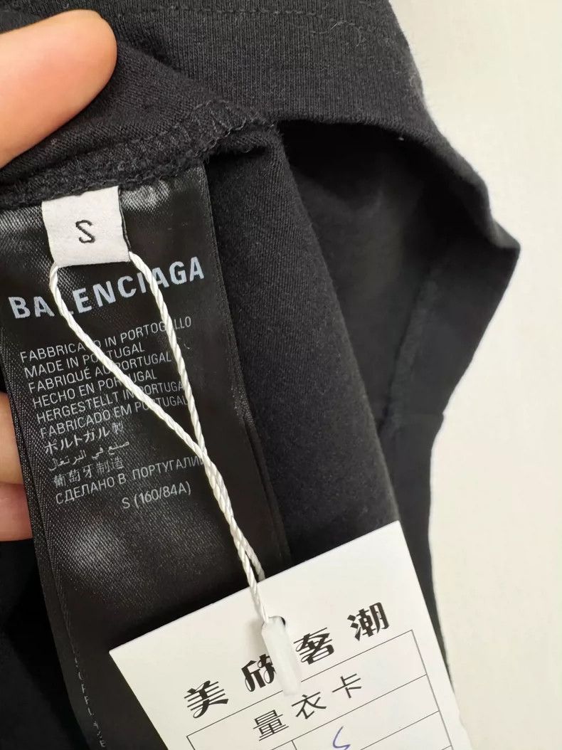 Balenciaga Balenciaga Fitted Short Sleeve T-shirt S - dmc Size US S / EU 44-46 / 1 - 7 Thumbnail
