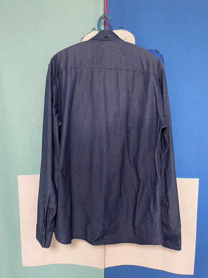 Givenchy Givenchy Two-Tone Denim Shirt - dmc Size US XL / EU 56 / 4 - 4 Thumbnail