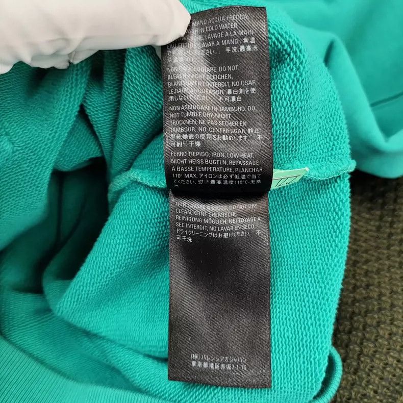 Balenciaga Balenciaga Green Hoodie S Size - dmc Size US S / EU 44-46 / 1 - 8 Thumbnail