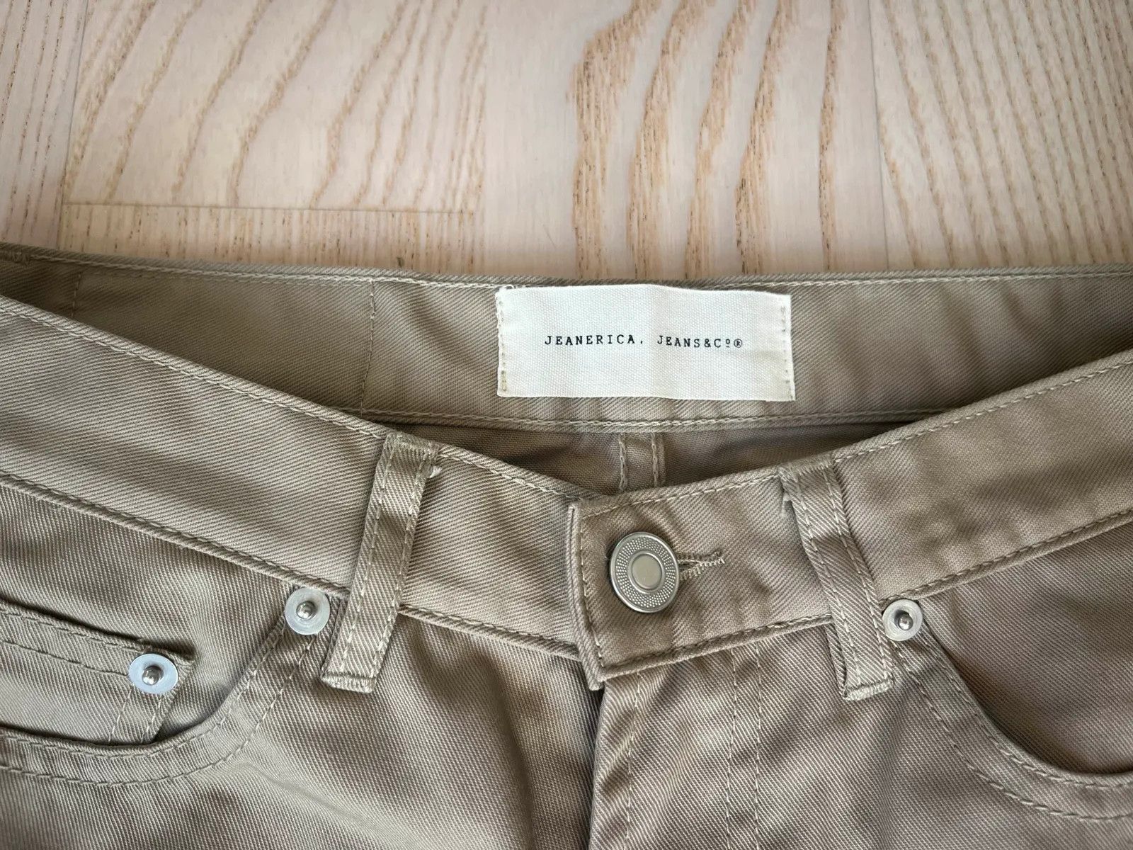 JEANERICA JEANERICA Safari Beije Jeans Size 25" / US 0 / IT 36 - 2 Thumbnail