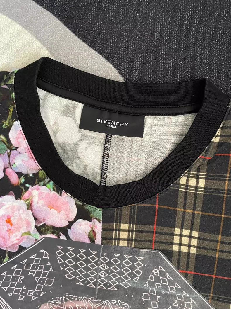 Givenchy Givenchy Rose Plaid Madonna Graphic Tee - dmc Size US M / EU 48-50 / 2 - 4 Thumbnail