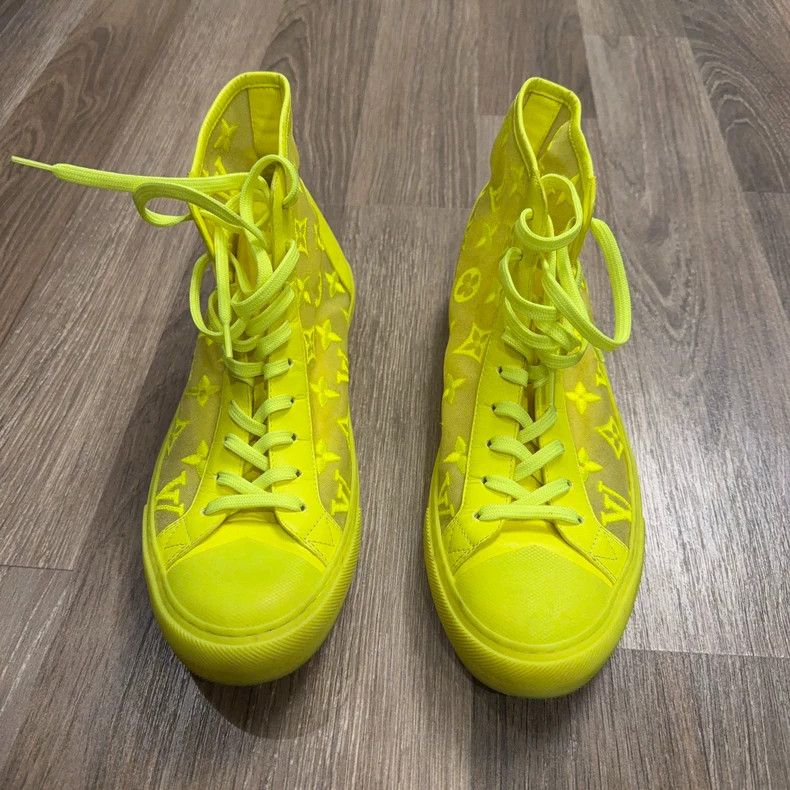 Louis Vuitton Louis Vuitton Tattoo Monogram High Top Sneakers - dmc Size US 7 / EU 40 - 2 Thumbnail
