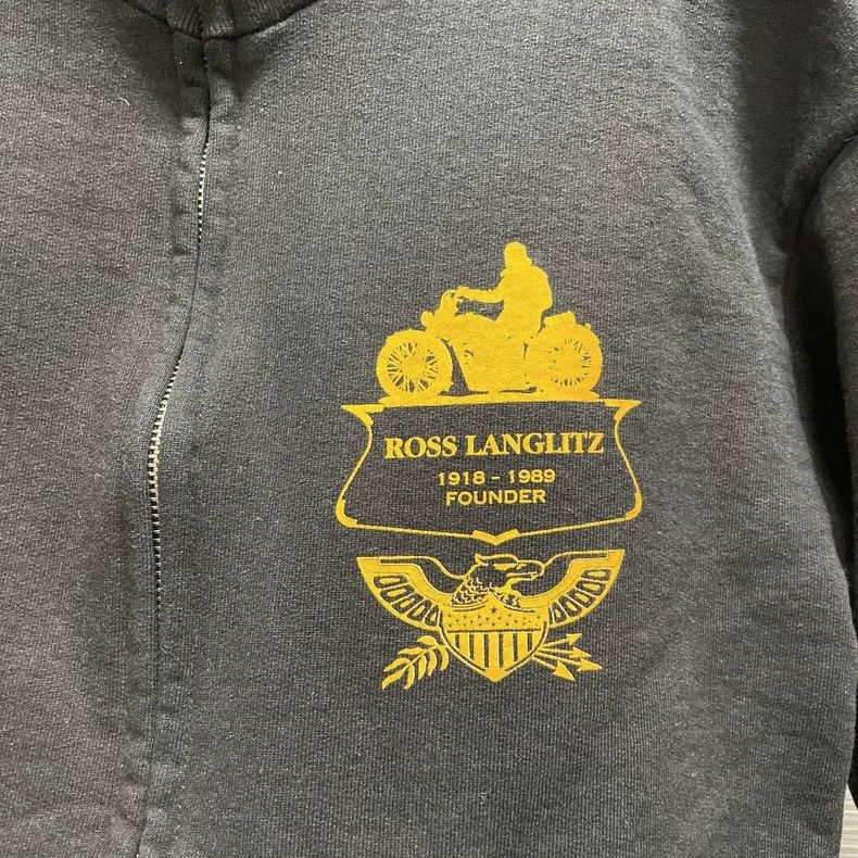 The Real McCoy's LANGLITZ JAPAN HOODDED ZIP SWEAT LL301 - dmc Size US M / EU 48-50 / 2 - 3 Thumbnail