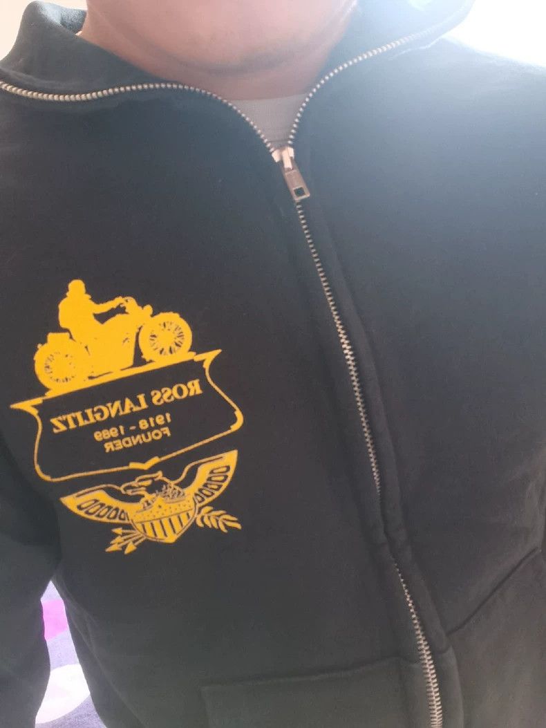 The Real McCoy's LANGLITZ JAPAN HOODDED ZIP SWEAT LL301 - dmc Size US M / EU 48-50 / 2 - 9 Thumbnail