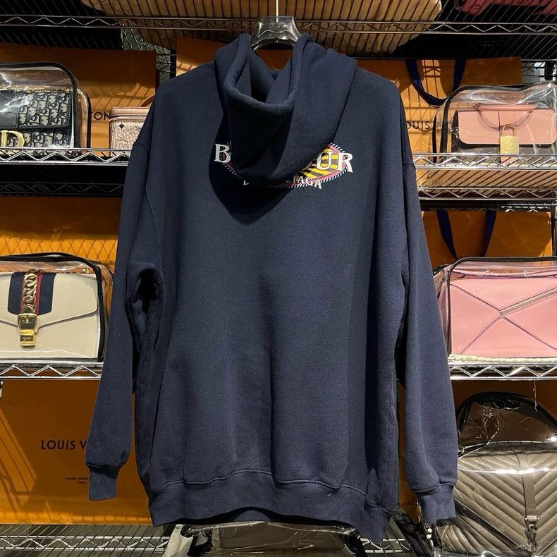 Balenciaga Balenciaga Eiffel Tower Logo Hoodie - dmc Size US M / EU 48-50 / 2 - 2 Thumbnail