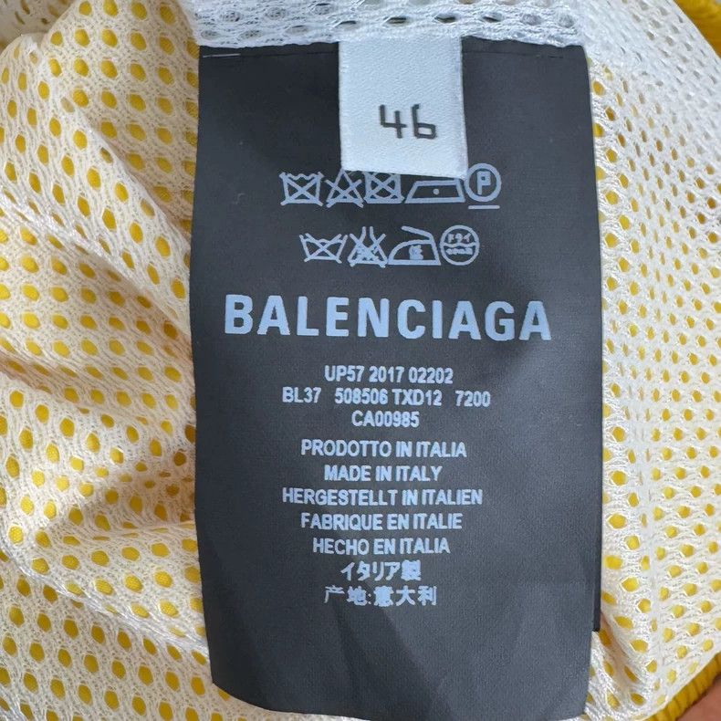Balenciaga Balenciaga Yellow Striped School Jacket - dmc Size US M / EU 48-50 / 2 - 5 Thumbnail